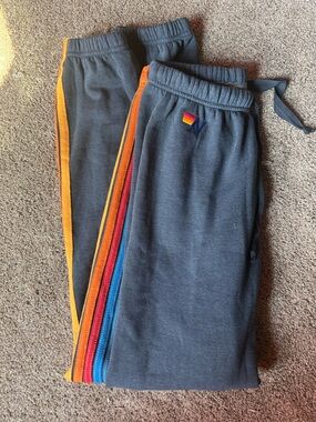 Aviator Nation Brand New! Sweatpants with 5 Stripe Detail